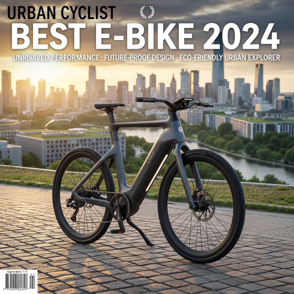 alt_text: Sleek e-bike shines on city street at sunset; eco-friendly, high-tech, crowned Best E-Bike 2024.