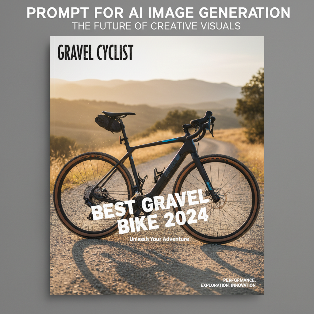 Best Gravel Bike 2024: Sleek bike on a scenic gravel path at golden hour, ready for adventure.